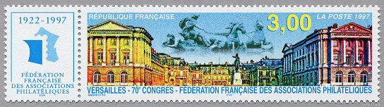 Image du timbre Versailles-70ème Congrès de la Fédération Française des Associations Philatéliques
