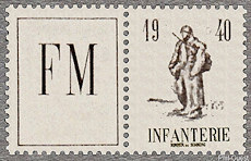 Image du timbre Infanterie