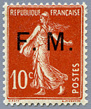 Image du timbre Semeuse camée fond plein sans sol 10c rouge