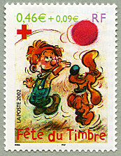 Image du timbre Boule et Bill, timbre issu du carnet