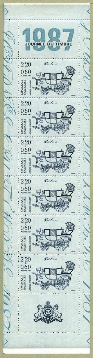 Image du timbre Le carnet de la  malle-poste berline