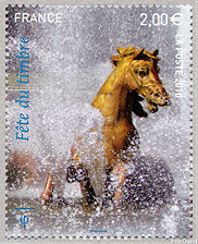 Image du timbre Bassin d'Apollon- Jardins de Versailles - détail