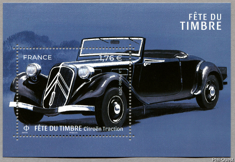Image du timbre Citroen Traction cabriolet