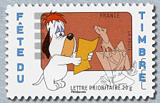 Image du timbre Droopy - timbre autoadhésif