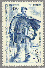Image du timbre Journée du timbre 1950Facteur rural