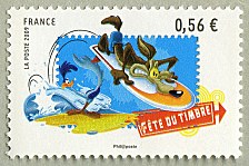 Image du timbre Bip Bip et Vil Coyote font du surf
-
Timbre issu de la feuille de 60