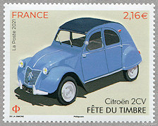Image du timbre Le timbre fait son cinéma -  La 2CV Citroën