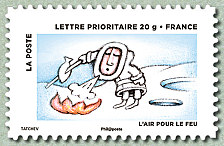 Image du timbre L'air pour le feu