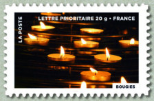 Image du timbre Les bougies