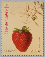 Image du timbre Fraise rubis-Jardin fruitier du Museum