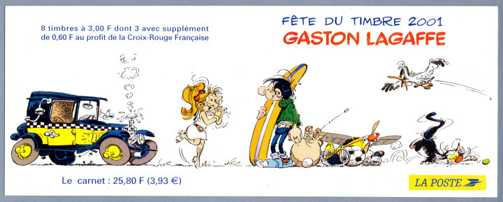 Image du timbre Carnet de timbres Gaston Lagaffe