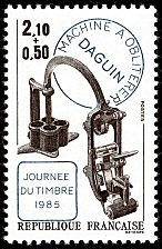 Image du timbre Journée du timbre 1985Machine à oblitérer Daguin