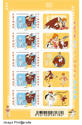 Image du timbre Mini-feuille Droopy et ses amis - Le loup