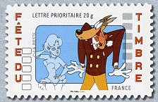 Image du timbre Le loup - timbre autoadhésif
