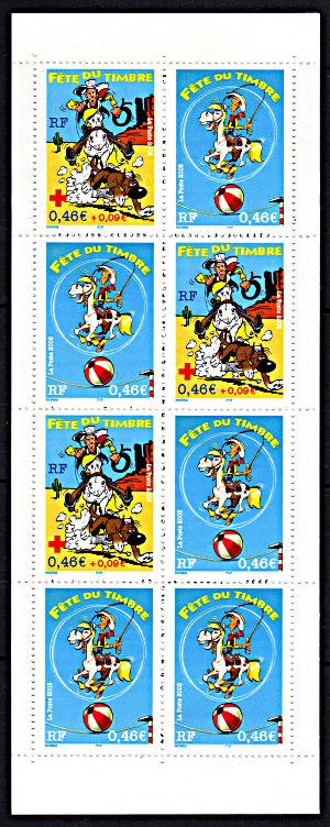 Image du timbre Bande-carnet Lucky Luke