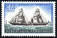 Image du timbre Paquebot-Poste La Guienne 1860