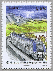 Image du timbre Voyager en TER