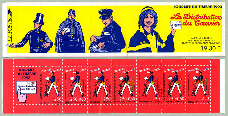 Image du timbre La distribution du courrier-La bande carnet