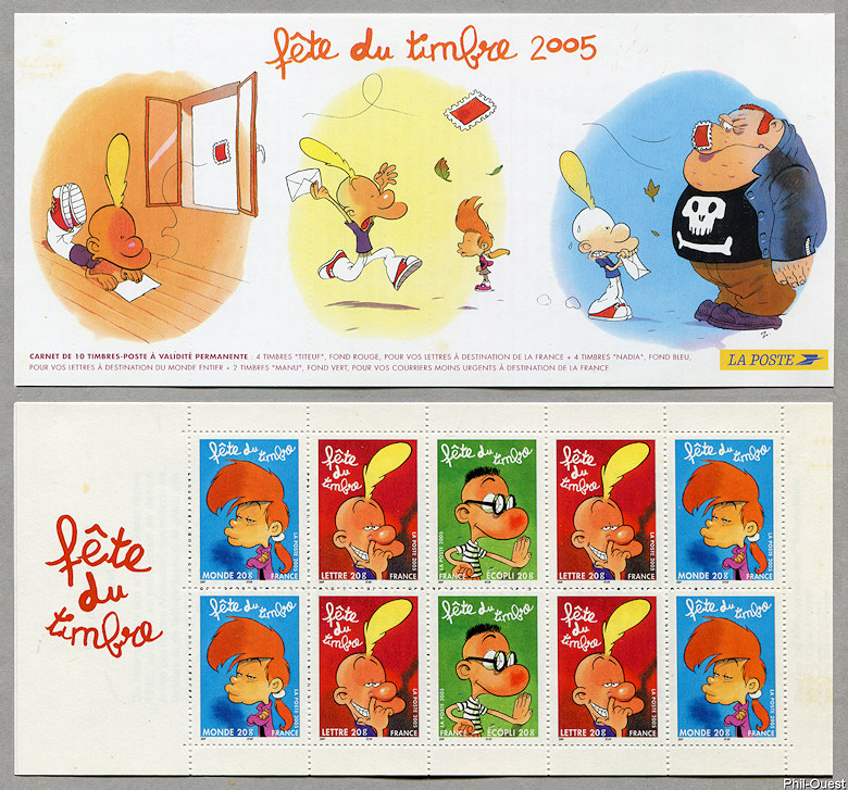 Image du timbre Le carnet Titeuf