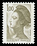 Image du timbre La République, type Liberté - 1F