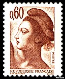 Image du timbre République, type Liberté - 0F60