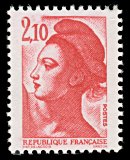 Image du timbre La République, type Liberté - 2F10 rouge