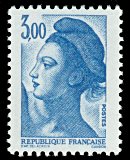 Image du timbre République, type Liberté - 3F