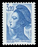 Image du timbre République, type Liberté - 3F20