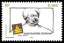Image du timbre Alexandre Dumas 1802-1870