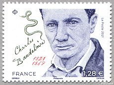 Image du timbre Charles Baudelaire  1821 - 1867