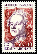 Image du timbre Beaumarchais