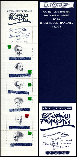 Image du timbre Ecrivains français