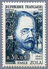 Image du timbre Émile Zola