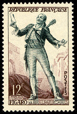 Image du timbre Figaro de Beaumarchais
