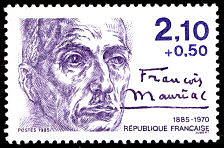 Image du timbre François Mauriac 1885-1970
