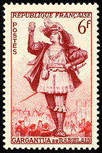 Image du timbre Gargantua de Rabelais