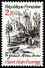 Image du timbre Henri-Alain Fournier 1886-1914-«Le Grand Meaulnes»