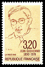 Image du timbre Jean Guéhenno 1890-1978