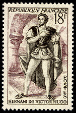Image du timbre Hernani de Victor Hugo