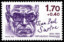 Image du timbre Jean-Paul Sartre 1905-1980