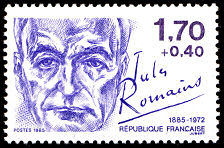 Image du timbre Jules Romains 1885-1972