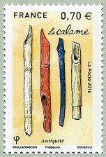 Image du timbre Le calame - Antiquité