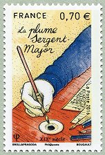 Image du timbre La plume Sergent-Major - XIXe siècle
