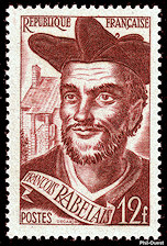 Image du timbre François Rabelais