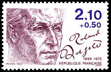 Image du timbre Roland Dorgelès 1866-1944