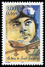 Image du timbre Antoine de Saint-Exupery 1900-1944