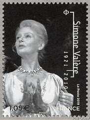 Image du timbre Simone Valère