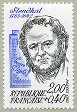 Image du timbre Marie Henri Beyle dit Stendhal