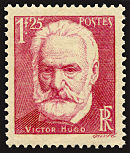 Image du timbre Cinquantième anniversaire de la mort de-Victor Hugo 1802-1885
