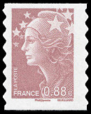 Image du timbre Marianne de Beaujard 0,88 €